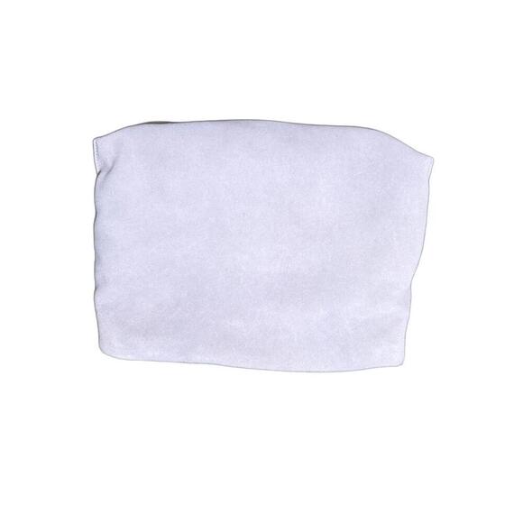 Halston Heritage Gray Suede Clutch
